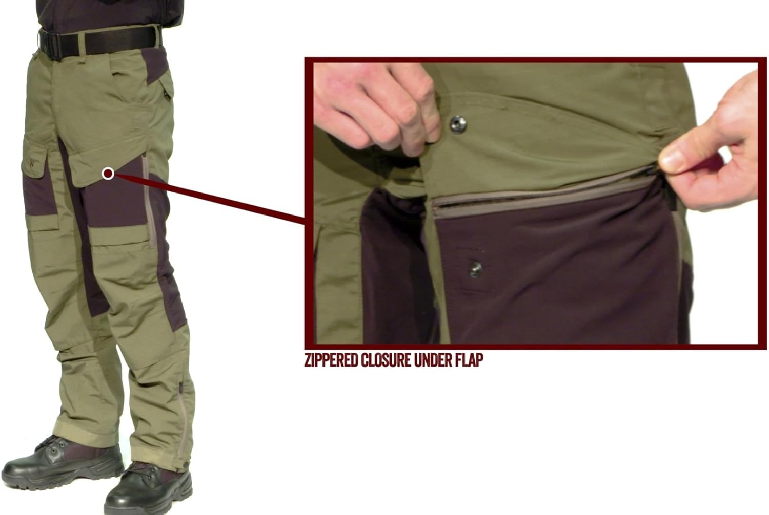 Tru-Spec 24-7 Xpedition Tactical Pants for Men - Tactical Gear Ready - Front-Facing Cargo Pockets - Zip Vents on Hiking Pants