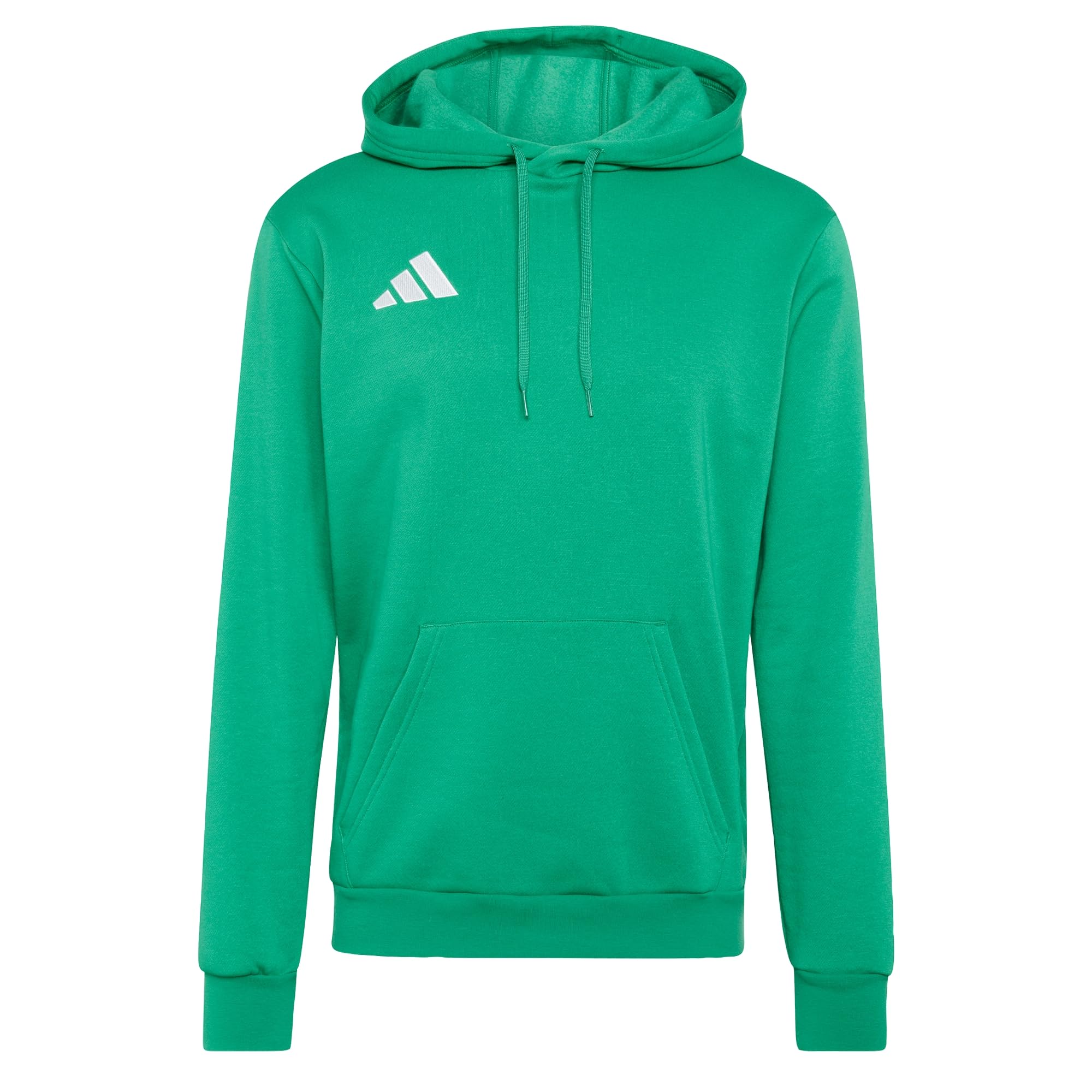 adidas Men's Entrada26 Hoodie Sweatshirt, team green/white, XL Extra Tall