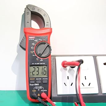 UNI-T UT201R Digital Clamp Meter 4000 Counts Multimeter Auto Range True RMS Clamp Meter DC Current Meter