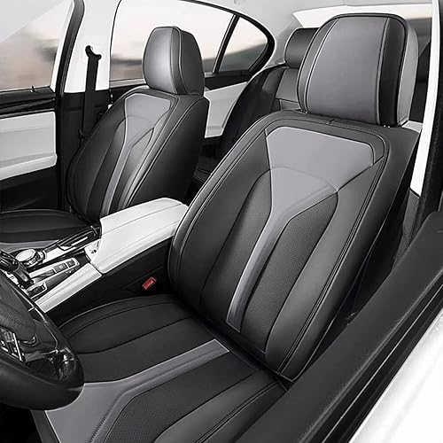 Miniatura 10 de Fundas de asiento de coche para Honda Civic 2003-2015, piel sintética, impermeables, 2 asientos delanteros, accesorios interiores, funda de asiento,