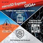 SUNEAST microSD Expression 1TB Carte mémoire — Jusqu'à 900MB/s Lire 620MB/s Ecrire, Compatible avec Nintendo-Switch 2, Classe 10 U3 V30 UHS-I A1, Stockage haute vitesse pour les jeux et 4K Vidéo