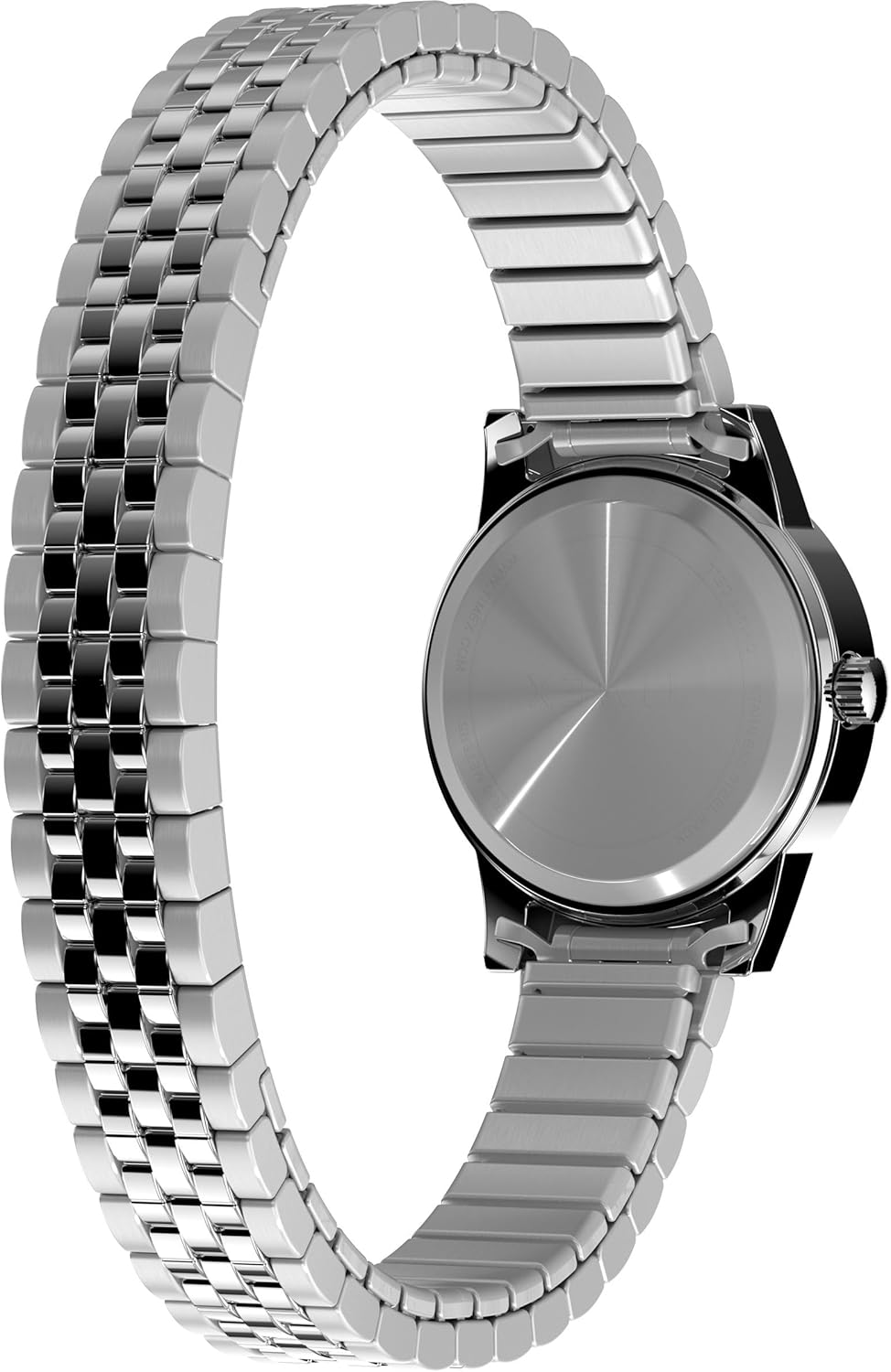 Timex Women's Main Street 25mm Watch - Silver-Tone Expansion Band Mother of Pearl Dial Silver-Tone Case - Image 5