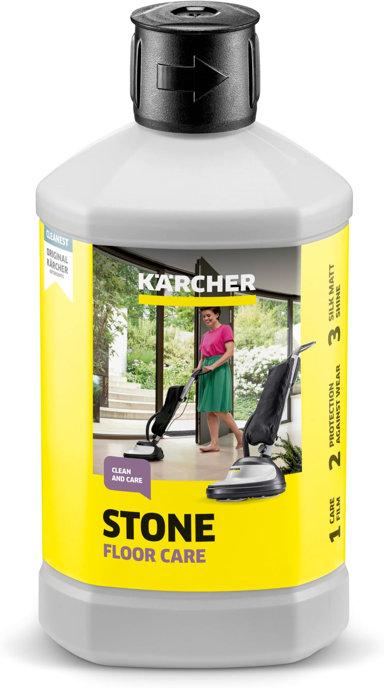 RM 532 Floor Care – Cleaner and Protective Solution for Matt Stone, Linoleum & PVC Floors (1L)