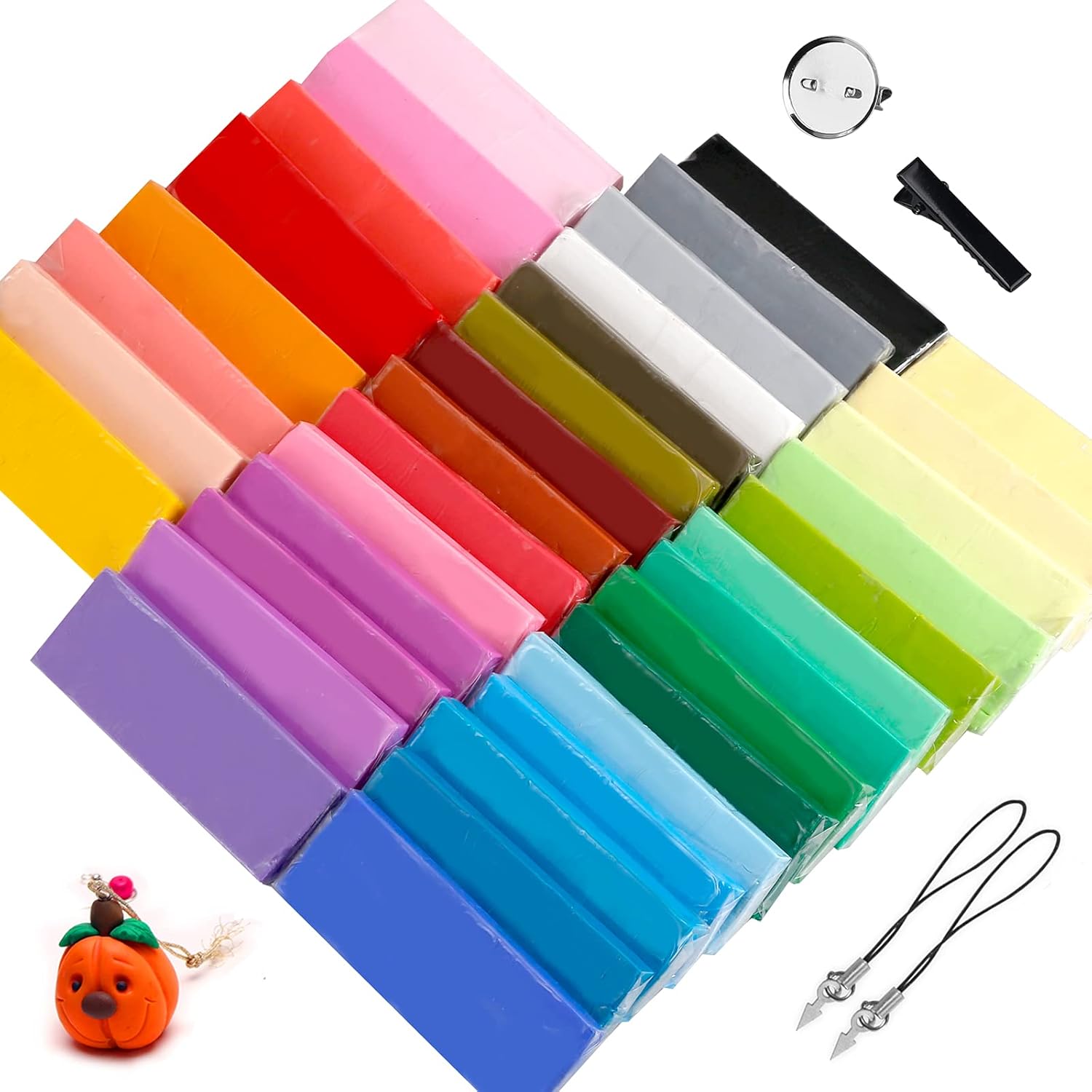 Buy Polymer Clay Starter Kit, CiaraQ 36 Colors Oven Bake Modeling Clay