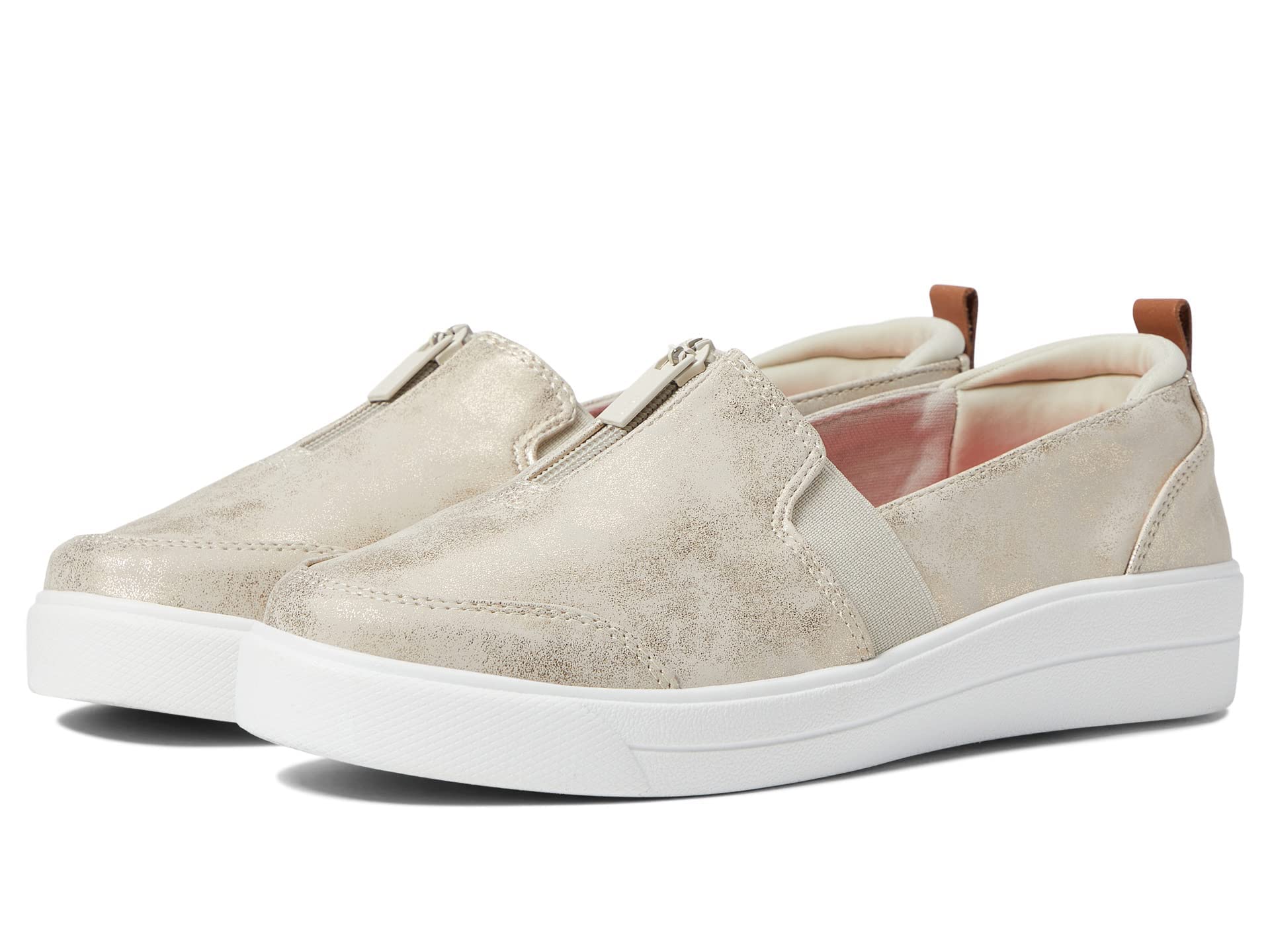 RykaWomens Vivvi Shimmer Memory Foam Casual Shoes Taupe 8.5 Wide (C,D,W)