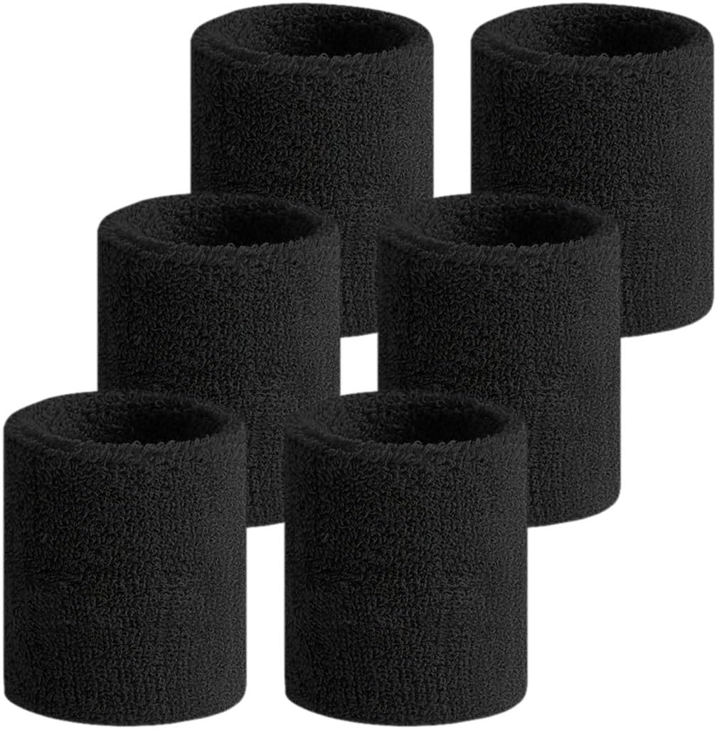 Tanluhu Sweatbands Sport Headbands/Wristbands for Working Out, Exercise, Tennis, Basketball, Running - Terry Cloth Athletic Sweat Cotton Headband Outdoor for Men & Women : Sports & Outdoors