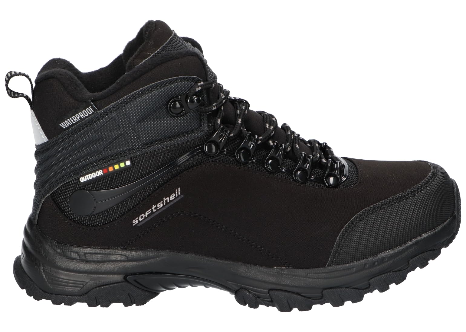 WT264 OCIEPLANE TRAPERY BUTY ZIMOWE ŚNIEGOWCE SOFTSHELL BK 40