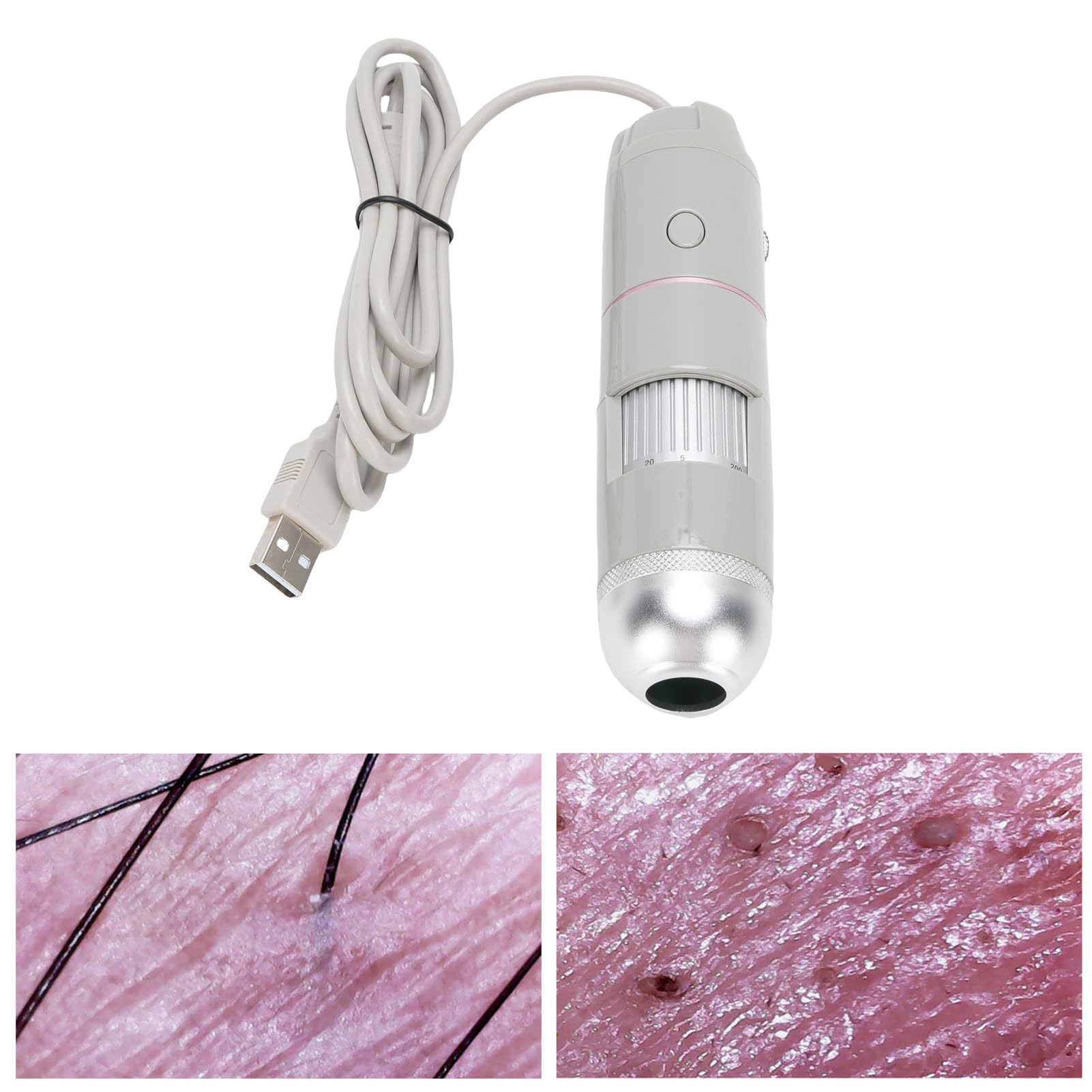 Machine D'analyseur de Test de Détection du Cuir Chevelu Follicule avec une Caméra 2MP 8 Lumières LED pour L'analyse de la Peau Professionnelle Utiliser les Soins Capillaires