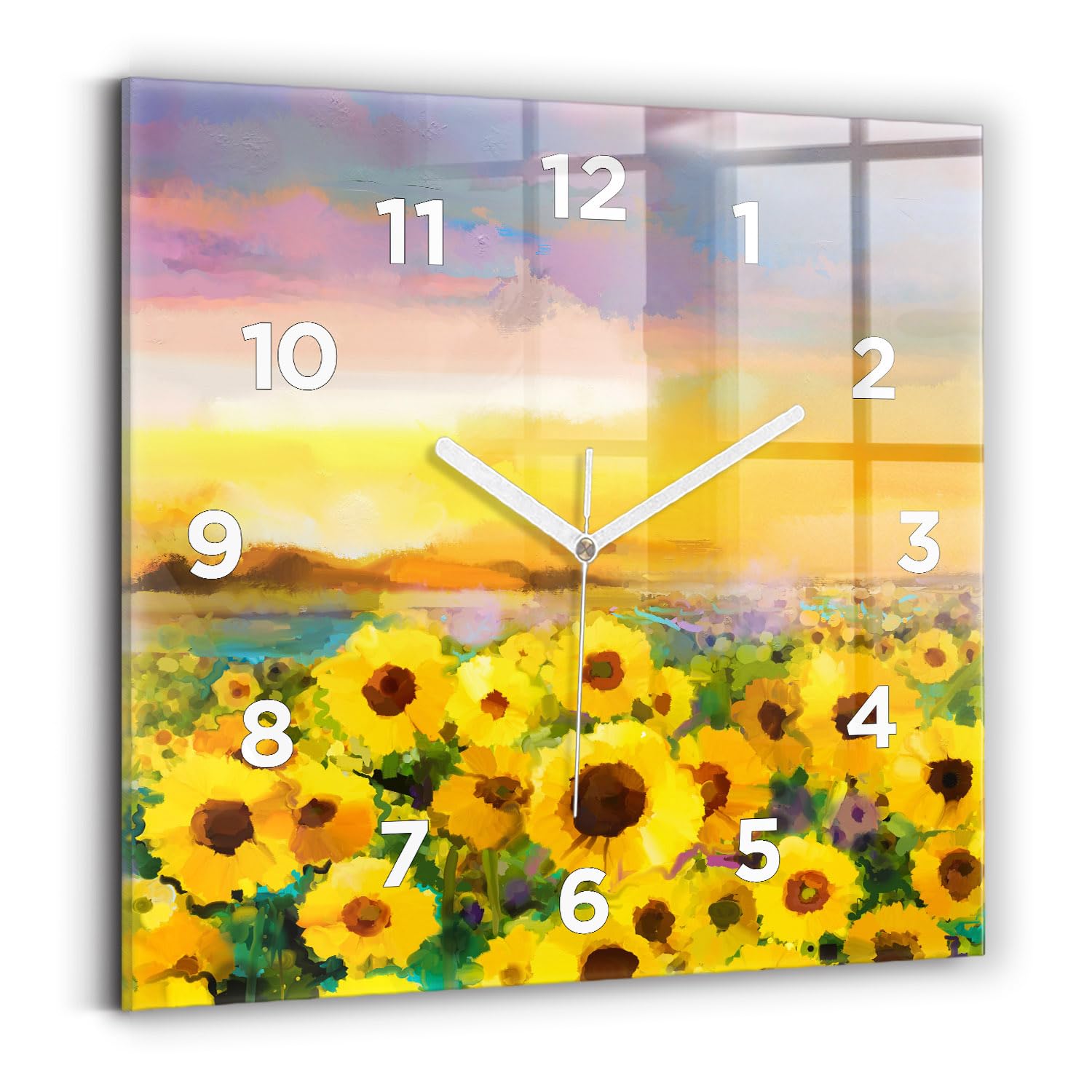 Horloge Murale Tournesol pour Illuminer le Salon ou la Cuisine avec Douceur