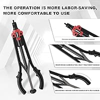 Vista 3 de WETOLS Herramienta de tuerca remachadora de 17 pulgadas, kit de herramientas de remache manual con 11 mandriles métricos y SAE M3 M4 M5 M6 M8 M10