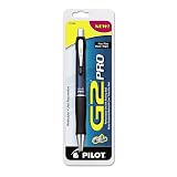 Pilot, G2 Pro Gel Roller Pen, Fine Point 0.7 mm, Blue Barrel, Black Ink – view 3