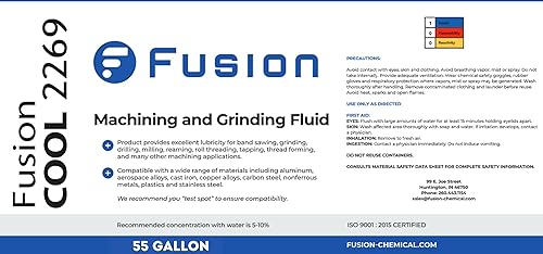 Miniatura 13 de Fluido de mecanizado y molienda Aceite de corte para perforar metal Fusion Cool 2269 Refrigerante de microemulsión semisintética Vida