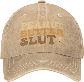 Peanut Butter Slut Cap for Women Peanut Butter Lover Hats for Women