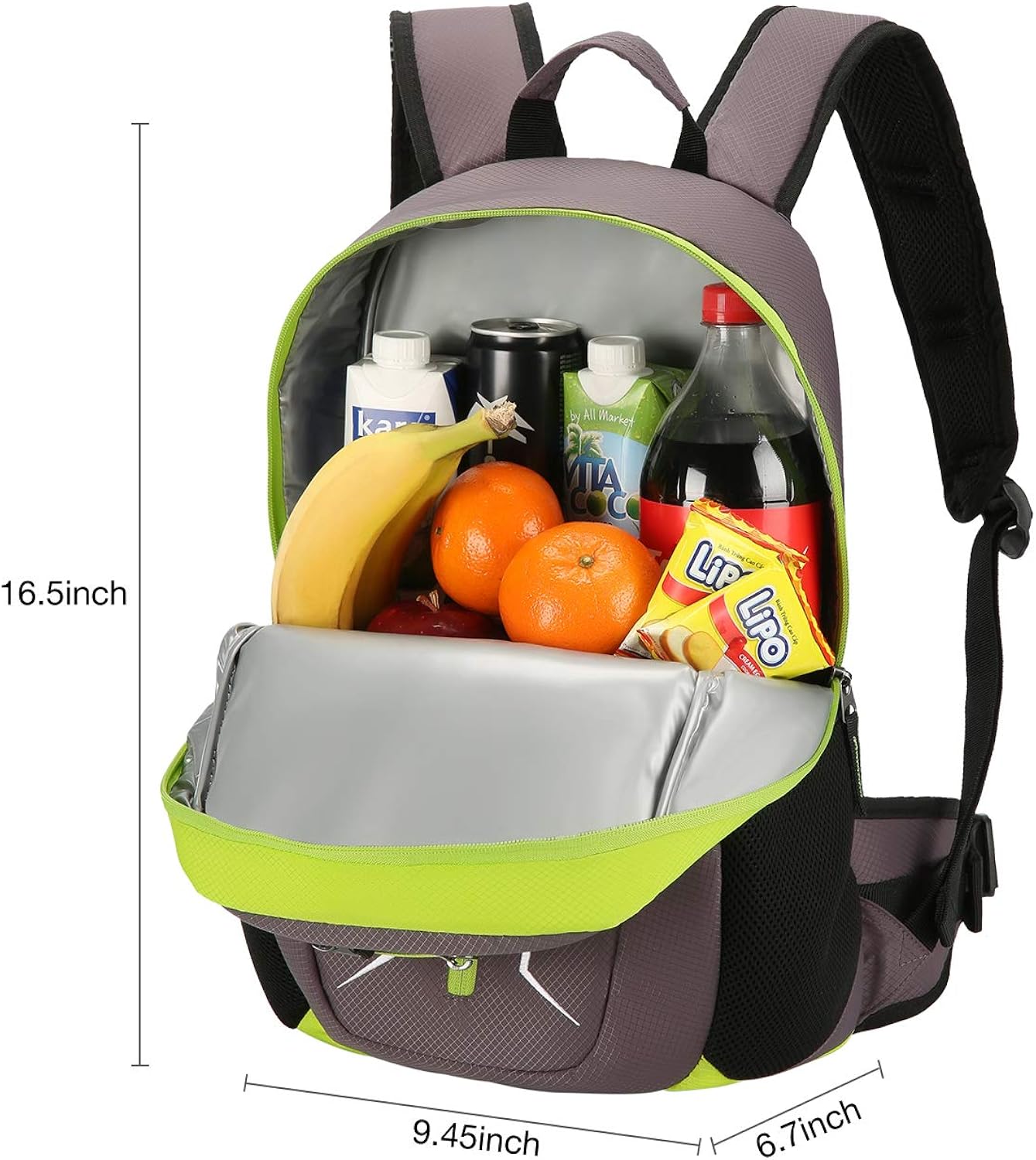 Piscifun Cooler Backpack - Leakproof Insulated Cooler Bag - Soft Lightweight Backpack Cooler for Men & Women - Keeps Food and Drinks Cold - for Picnic, Fishing, Hiking, Camping, Beach, Park, Day Trip