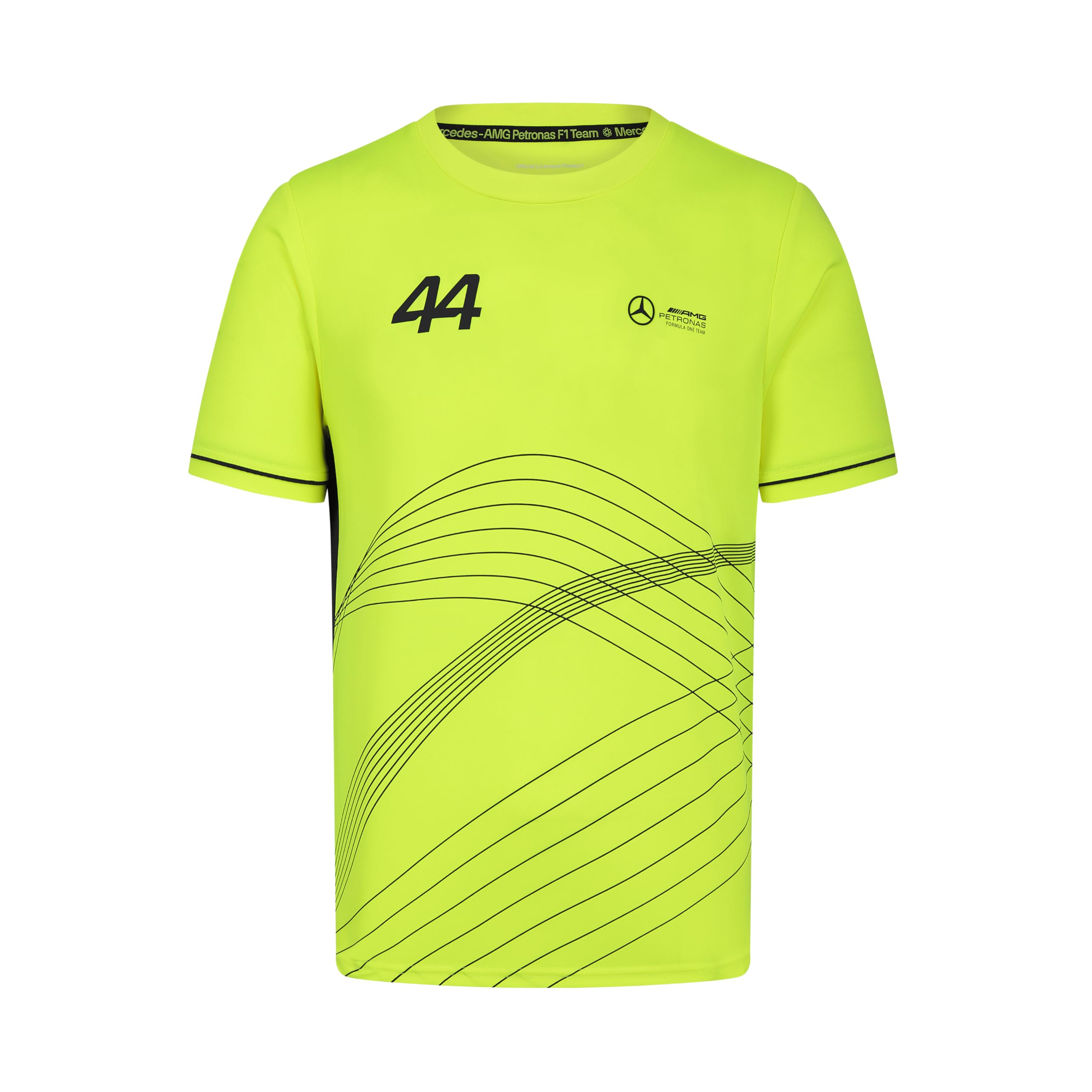 Mercedes AMG PetronasF1 Men's Lewis Hamilton Sportswear Tshirt - Neon - Size: L