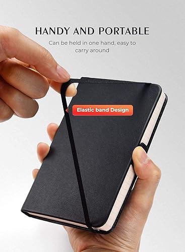 Miniatura 5 de AISBUGUR Pocket Notebook, Small Notebook, 2-Pack Total 320 Pages,3.7" x 5.7" Pocket Notebook (4Pack, 4Black)