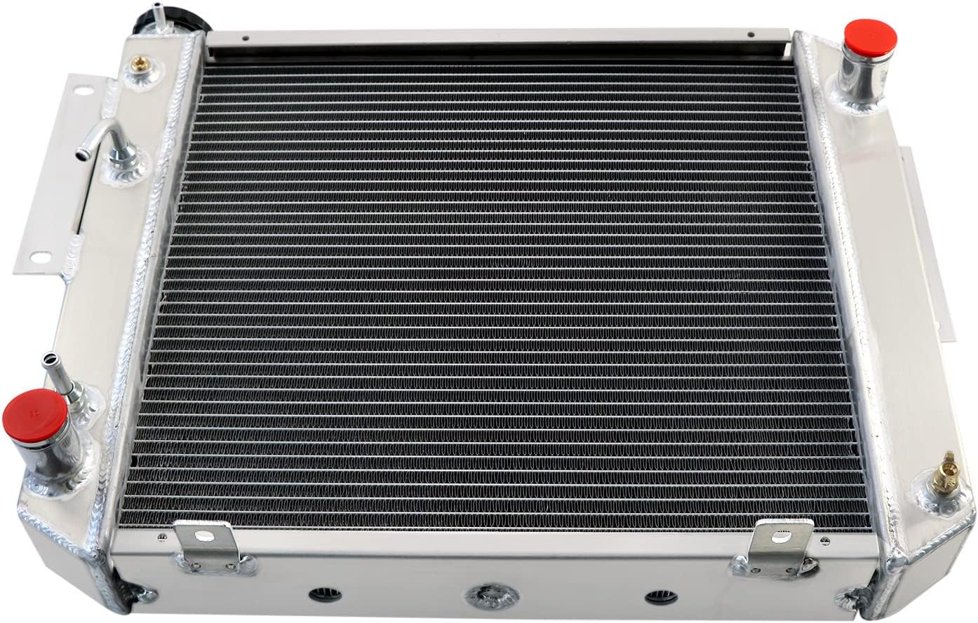 OE# 2021741 912495601 Aluminium Radiator for Hyster Yale Forklift H25XM H35XM S25XM S35XM S40XMS, 3 Row Full Performance Aluminium Cooling Radiator