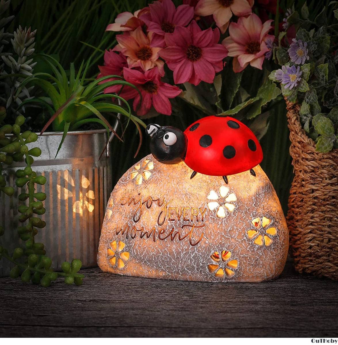 オーナメント ソーラーパネル てんとう虫 オブジェ 屋外 屋内 置物 庭飾り オーナメント ソーラーパネル てんとう虫 オブジェ 屋外 屋内 置物 庭飾り