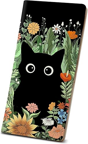 Miniatura 32 de Billetera para mujer, billetera RFID para mujer, delgada y delgada para tarjetas de crédito, cartera organizadora de piel sintética, bonita cartera