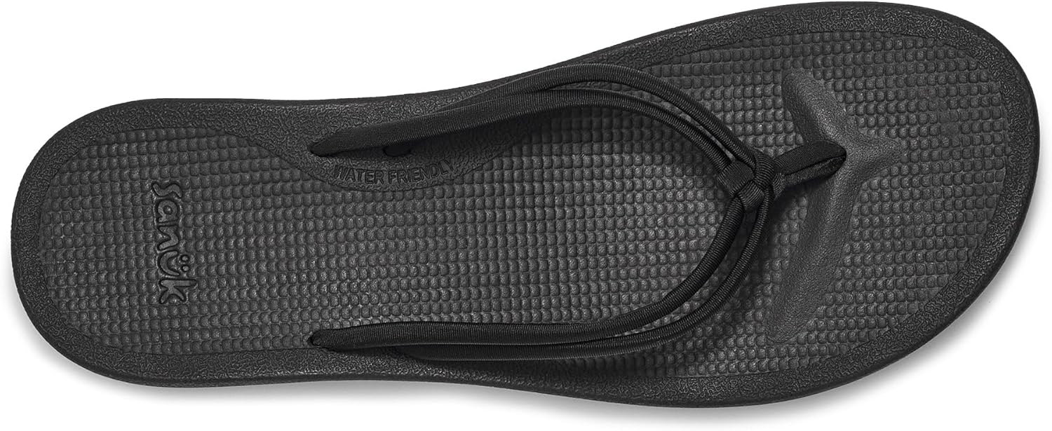 Sanuk Womens Cosmic Sands | Water Resistant Flip Flops for Women | EVA Footbed With Arch Support | Women's Beach Sandals - Image 6