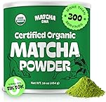 MATCHA DNA Certified Organic Matcha Green Tea Powder (16 oz TIN CAN)