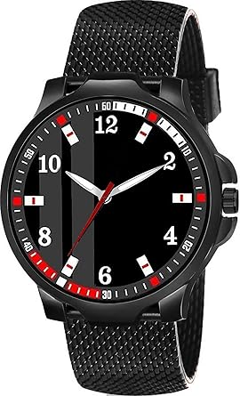 PAPIO PU Stap Analogue Mens Watch