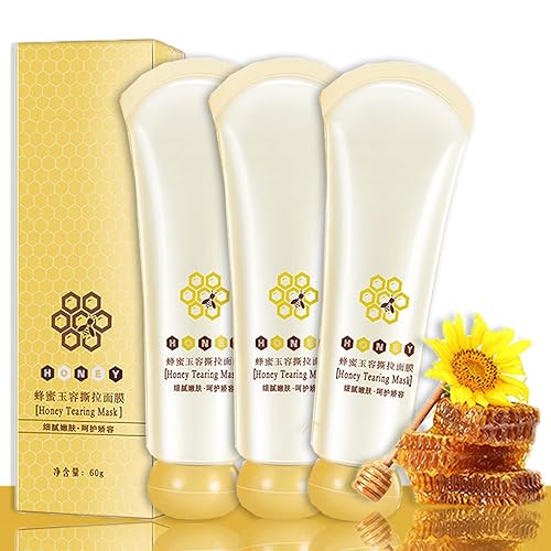 Miniatura 4 de Inalsion Máscara de miel  Máscara de piel muerta que rasga la miel, máscara de piel muerta, máscara de exfoliación de miel, control de aceite,