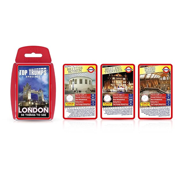 Foto 6 de 6 de Top Trumps London 30 Things To See Specials Card Game, Learn About The British Museum, Natural History Museum