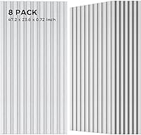 Vista 13 de Paneles acústicos grandes de dos capas, paquete de 4 paneles acústicos de 47.2 x 23.6 x 0.72 pulgadas, paneles acústicos de alta densidad, paneles