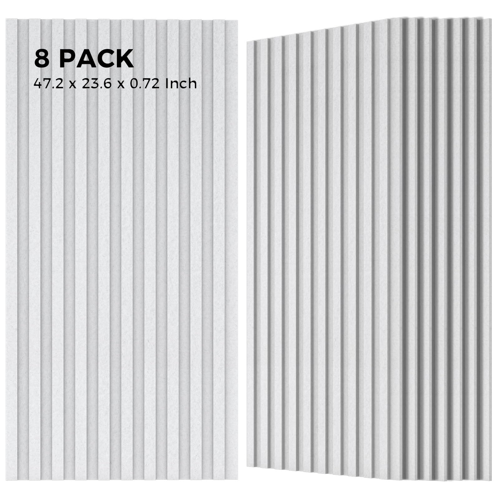 Acoustic Wall Panels 8-Pack