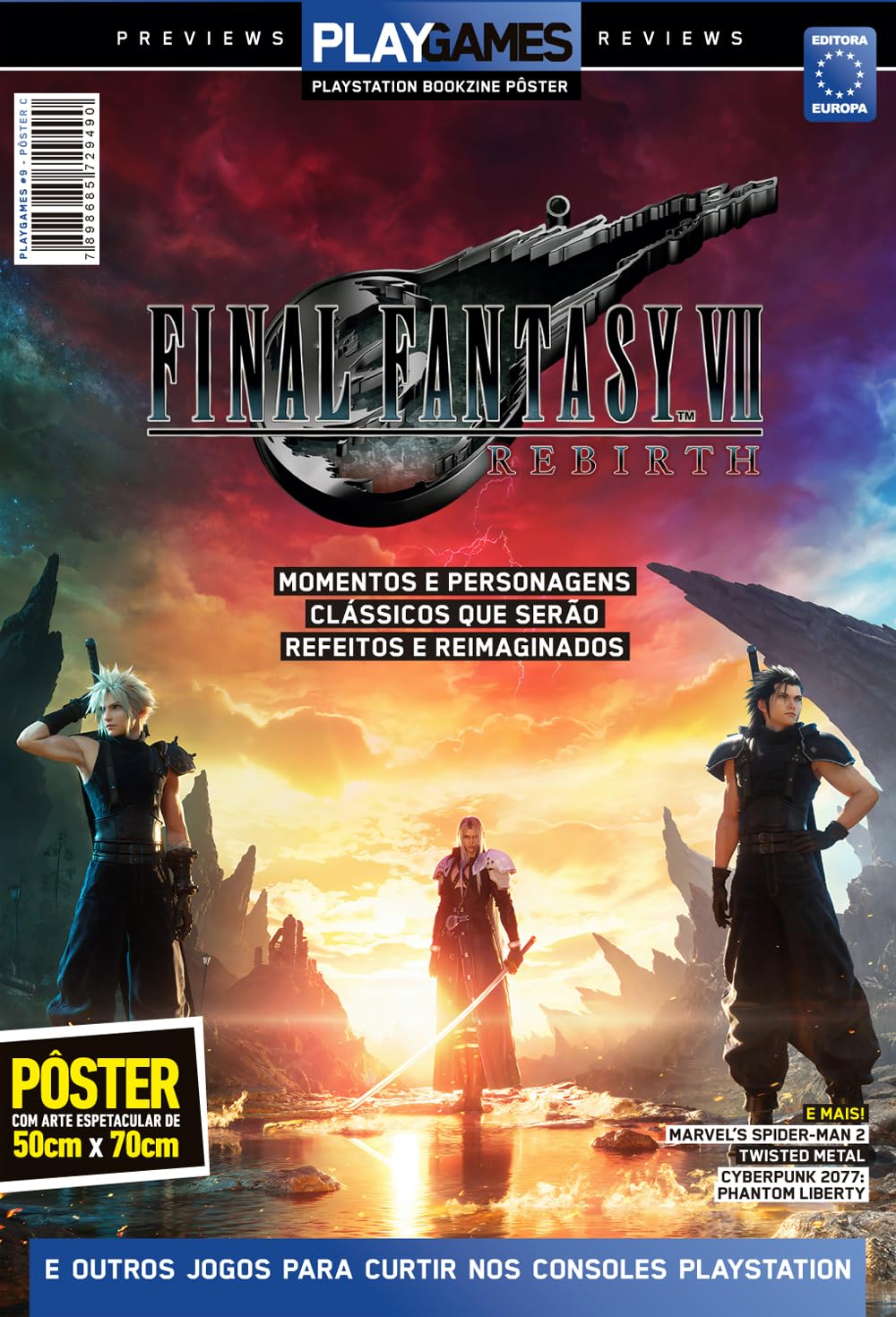 Final Fantasy VII Rebirth - Superpôster PlayGames | Amazon.com.br