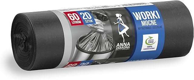Anna Zaradna Worki na śmieci MOCNE 60L 20szt