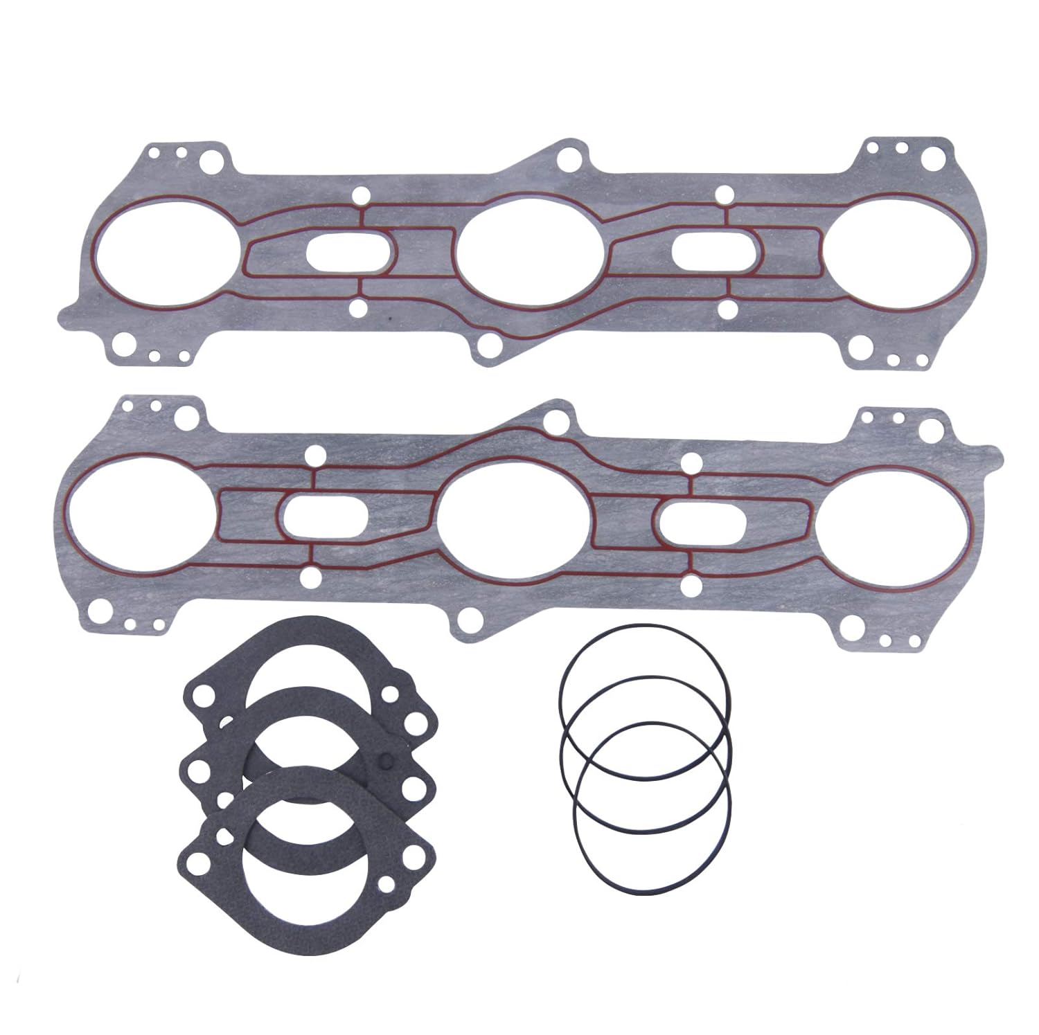 SBT Intake Gasket Kit Compatible with 66E-14398-00-00, 68N-13556-00-00, 66E-13473-00-00 Yamaha XLT1200, GP1200, LX2000, XR1800
