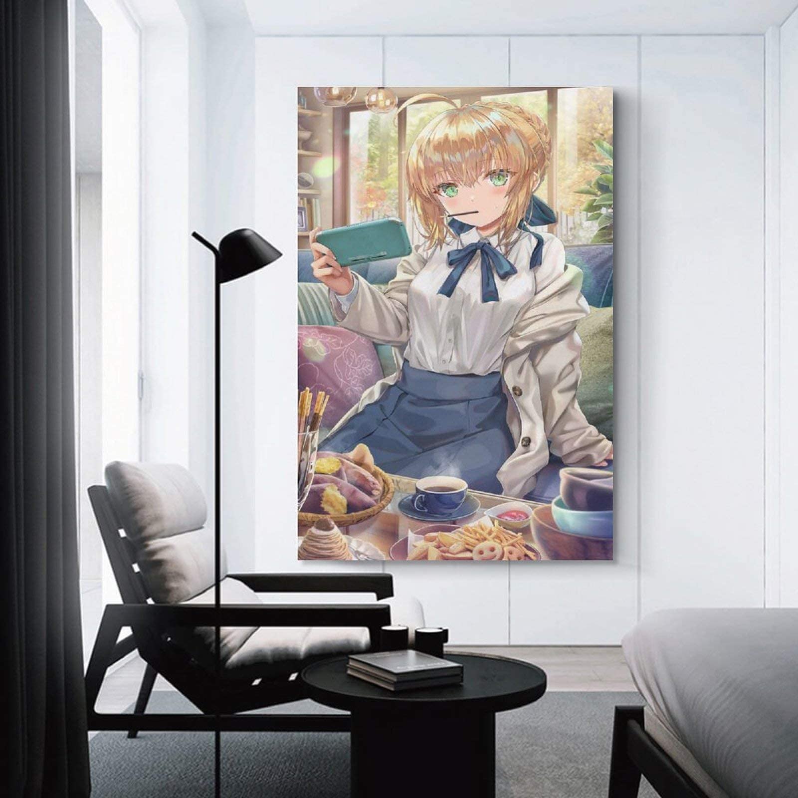Quadro Olio Su Tela Cornice Argento MISURE Altezza 50 Cm Larghezza - 4