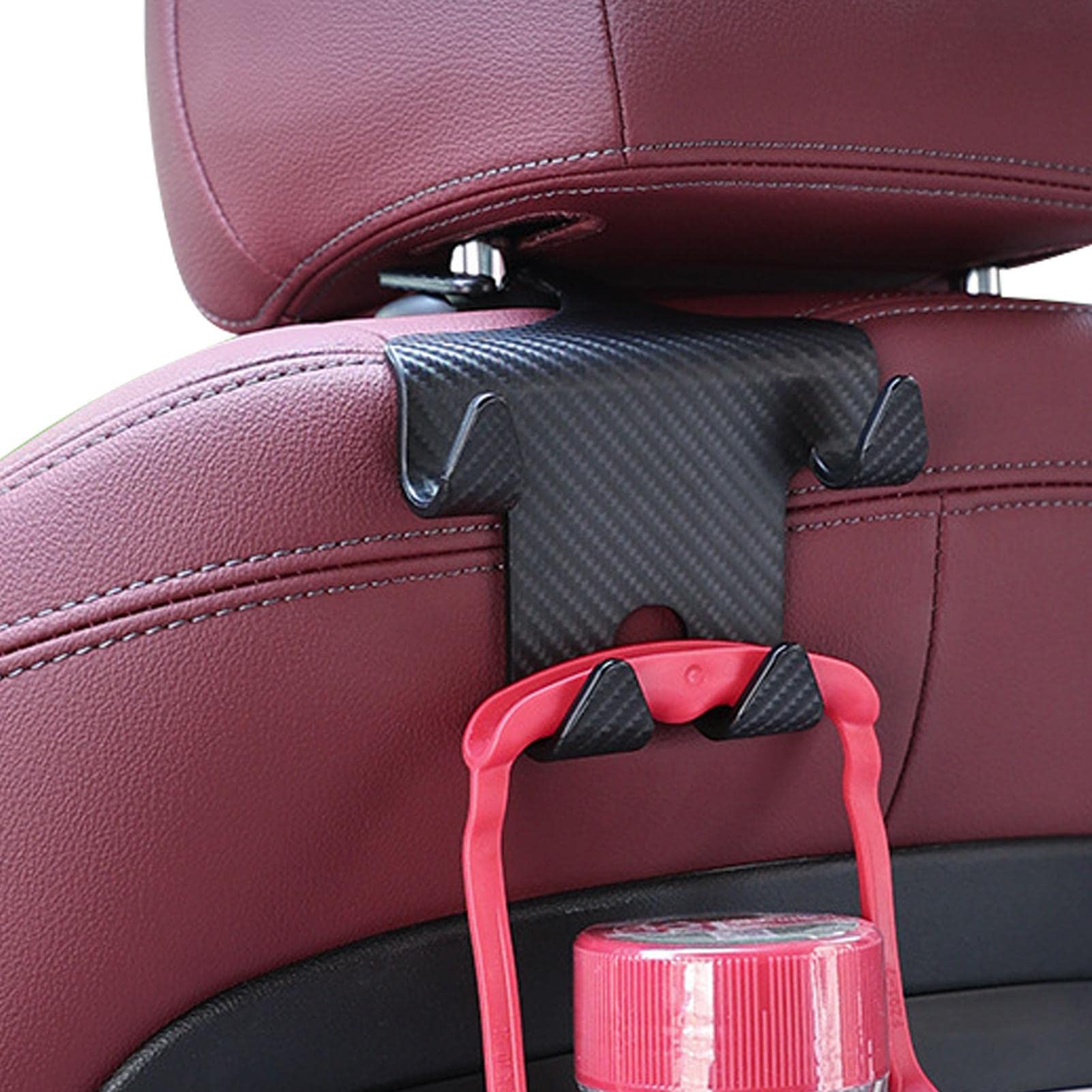 6 Ganci Per Poggiatesta Auto | Organizzatore Sedile Posteriore | Porta Borse E Oggetti Fino A 20kg - Foto 9