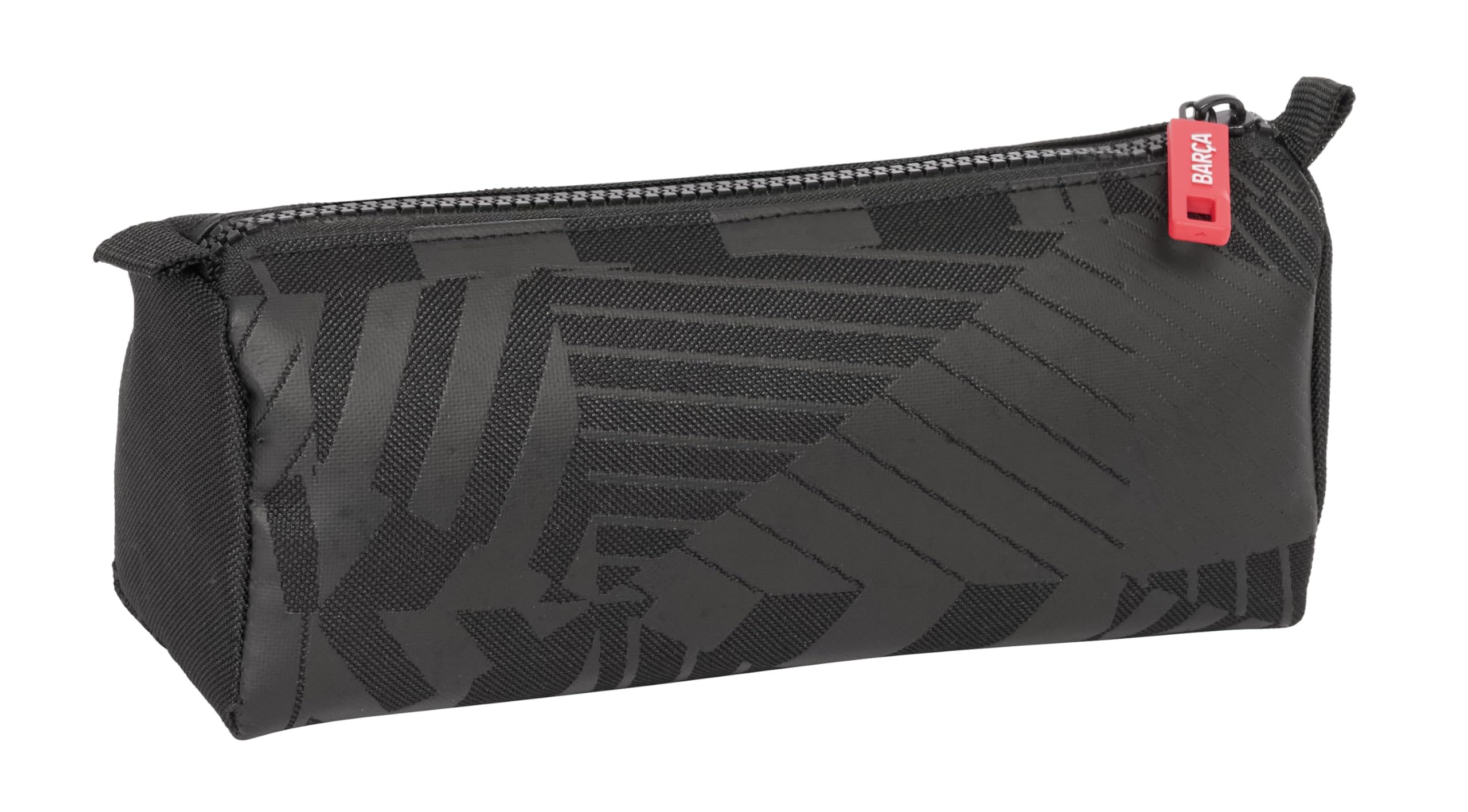 F.C. Barcelona Black, Pencil Case with Zip and Compartment, Children's Pencil Case - Image 2
