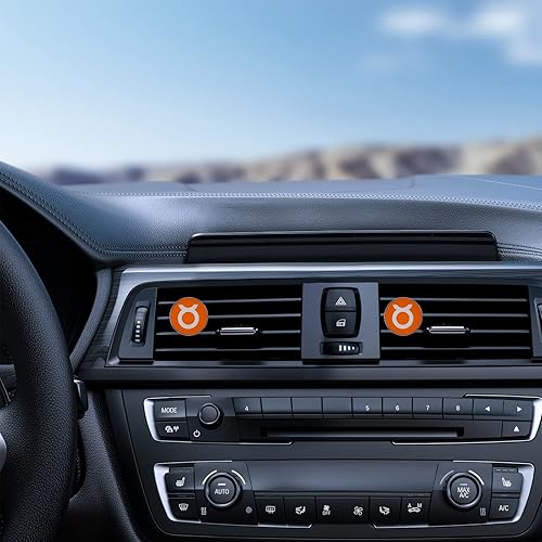 Miniatura 6 de Ambientadores de coche Doce constelaciones 5 almohadillas de repuesto de fragancia sólida Clip de ventilación de aire para automóvil (Cáncer)