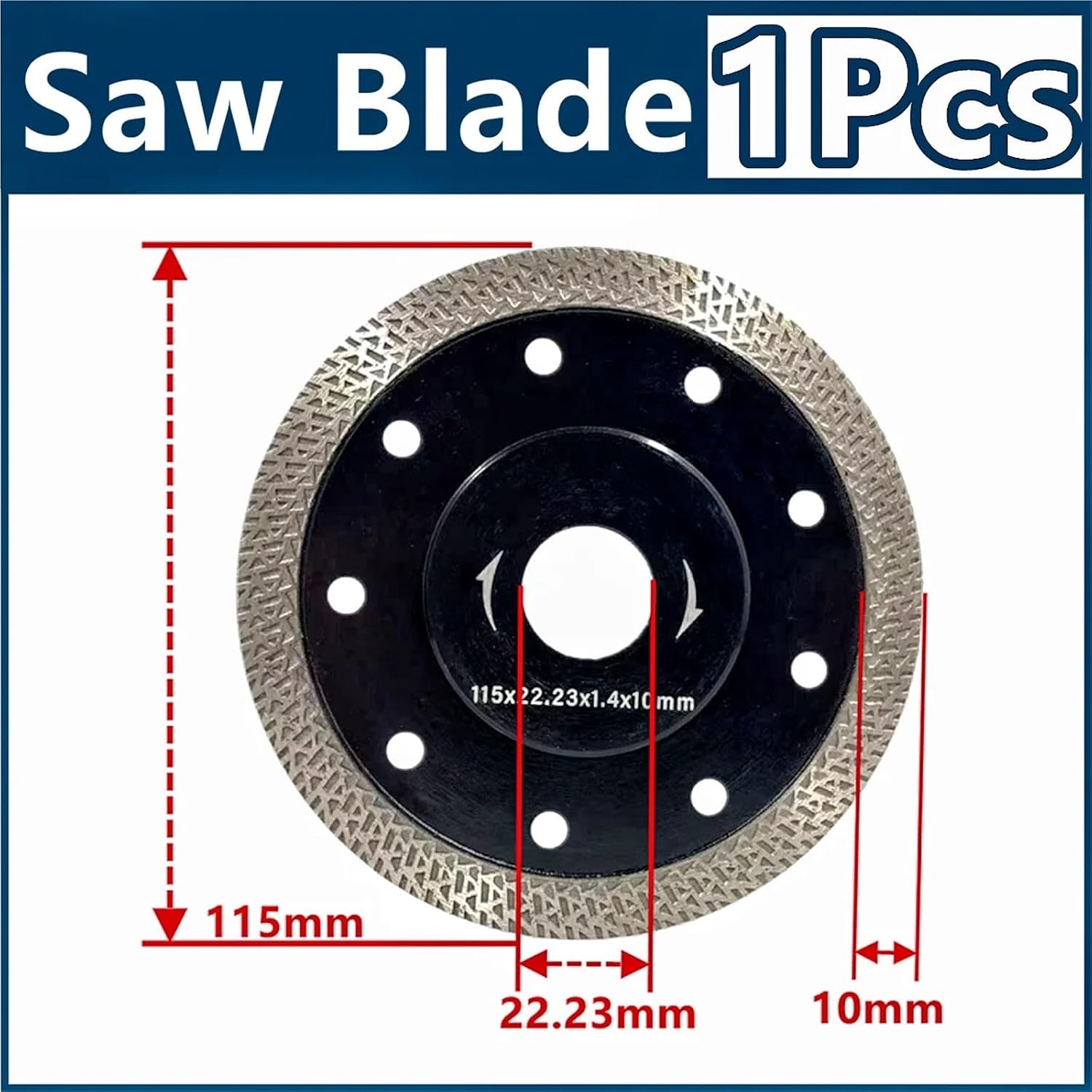 115/125mm Diamond Cutting Disc(1Pcs 115mm)