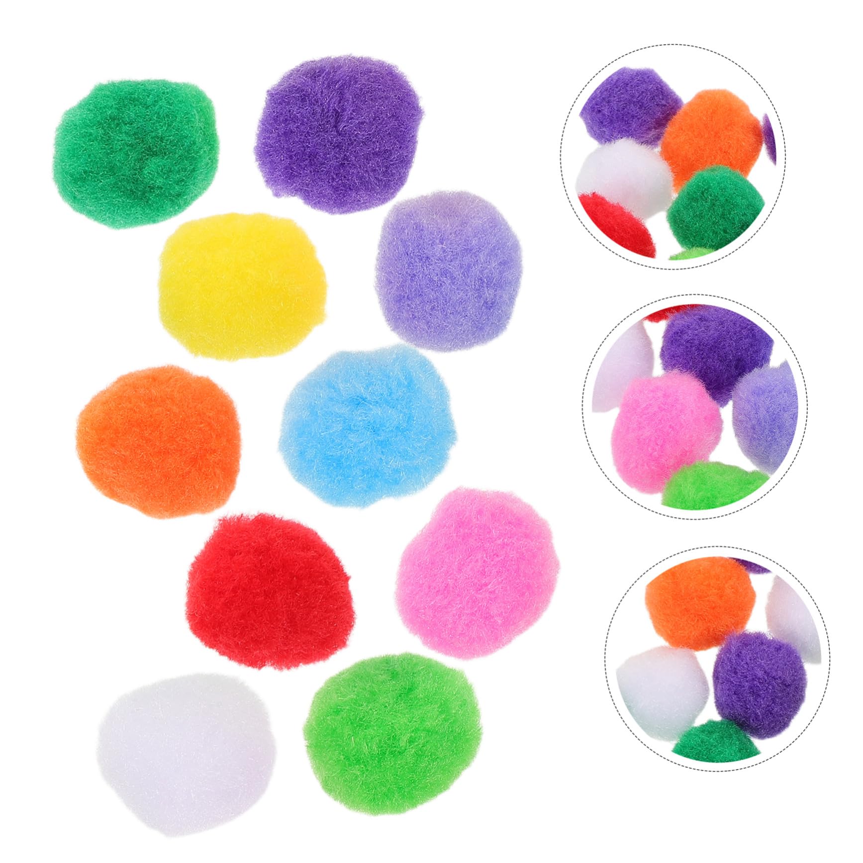 Pompons de Cheerleading en Peluche 1000 Pièces 3cm Multicolores
