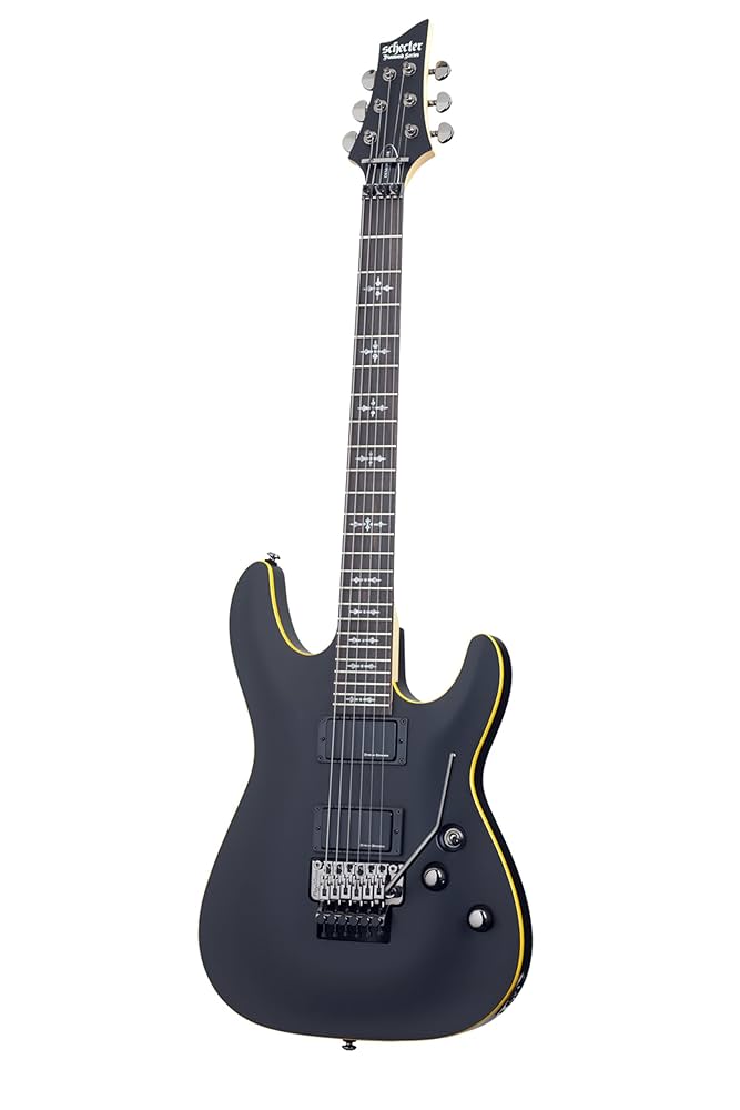 Schecter 3212 Demon-6 FR SBK Electric Guitars : Amazon.in