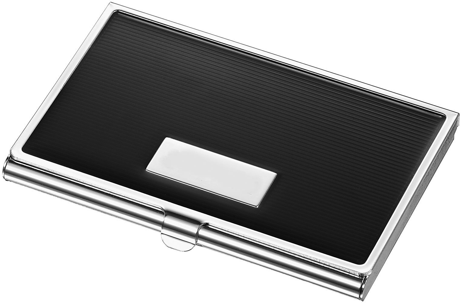 Visol Products Andrew Business Card Holder, Black Lacquer
