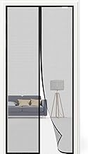 Magnetic Mosquito Net Door 140 x 220 cm, Anti-Mosquito Curtain, No Drilling Required – Black