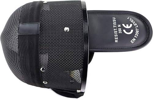 Vista 8 de LEONARK Armoury Casco Hema - Máscara de entrenador de esgrima - Máscara de grado nacional certificada CE 350N - Equipo de protección de esgrima