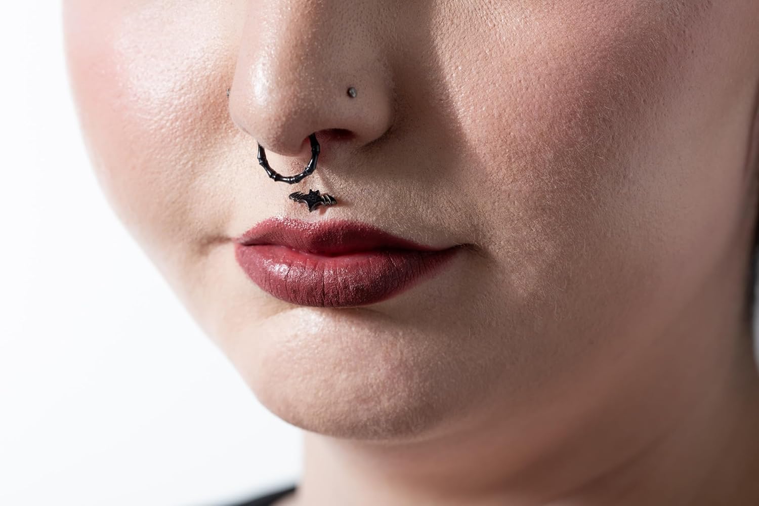 Pierced Owl 16GA Stainless Steel Bones Hinged Segment Clicker Ring - Image 2