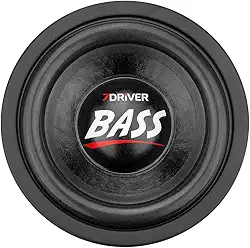 Alto Falante TARAMPS 8 BASS 1K2 4+4 Ohms Bobina Dupla Subwoofer 600 W RMS Taramps Som Automotivo, preto, Pequeno, 900972