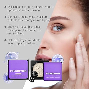 Elixir BB Cream, Cream Flawless Radiant Skin Instantly, Instant Glow Korean BB Creams, Even Skin Tone Makeup Base Flawless Moisturizing Oil Control Lightweight & Smoothing (2PCS)