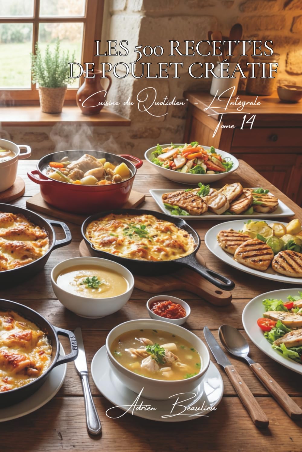 Les 500 Recettes de Poulet Créatif: Ballotines, Galantines & Mousses — la volaille en habits de fête (Une Encyclopédie Culinaire — Série 6 — La Cuisine Française du Quotidien — L'Intégrale)      Paperback – February 27, 2026