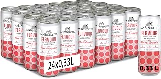 San Benedetto Flavour - Note di Anguria, Confezione da 24 Lattine da 330 ml, Bevanda Analcolica Dissetante, Aroma Fresco e Fruttato, in Lattina, Zero zuccheri