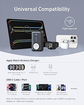 [新品]Anker MagGo Power Bank 10000mAh 35W Amazon.com: Anker MagGo Power Bank for Apple Watch