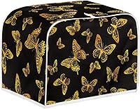 Vista 43 de Coldinair Cubierta para tostadora de dos rebanadas con estampado de aguacate, cubierta de electrodomésticos pequeños con diseño de frutas